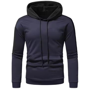 Sweat-shirts personnalisés en molleton bouclette sans cordons 100 % coton, coupe oversize, broderie épaisse et lourde, pour hommes, sweat-shirt vierge - Product Image 1