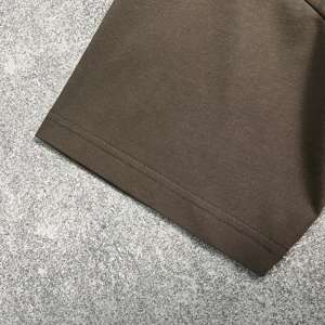 Camiseta de 220g con Logotipo Personalizado, Estilo Urbano, 100% Algodón, Hombros Caídos, Estilo Casual, Camiseta Blanca Estampada - Product Image 4