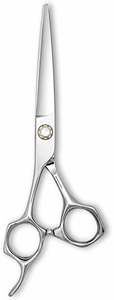 Ciseaux droits pour gauchers NYBL-55 de 5,5 pouces, JAPON, acier 440C, tranchants, dureté 58-59HRC, manche en acier inoxydable, ciseaux de barbier, cheveux, 28 - Product Image 2