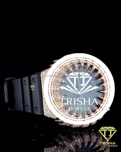 Reloj de Lujo con Diamantes Moissanite VVS en Plata de Ley 925, Estilo Hip Hop para Hombre - Product Image 3