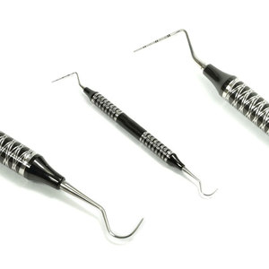 Sonde parodontale double embout en acier inoxydable de haute qualité, instrument d'examen de précision pour clinique dentaire - Product Image 3