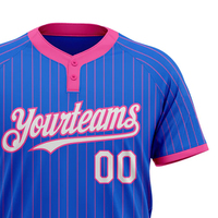 Camisetas de Béisbol Profesionales Personalizadas con Logotipo para Hombre, Transpirables, de Secado Rápido, Cuello en V, Manga Corta, para Adultos