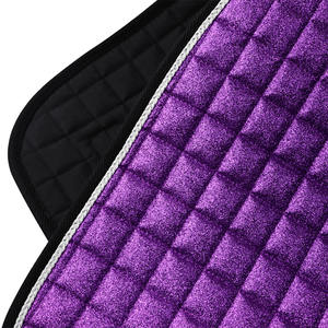 Almohadilla de fieltro clásica de contorno único con forro transpirable para silla de montar, para equitación, salto y montura western. - Product Image 4