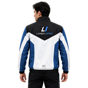 Custom White Black Blue Windbreaker <b>Jacket</b> Lightweight Waterproof Sports <b>Jacket</b> <b>Men</b> Running Training Outdoor Zip Up Windbreaker - Product Image 4