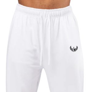 Pantalon de survêtement blanc épais pour homme, en molleton doux, coupe décontractée, idéal pour l'entraînement, la gym, le sport et le quotidien - Product Image 3