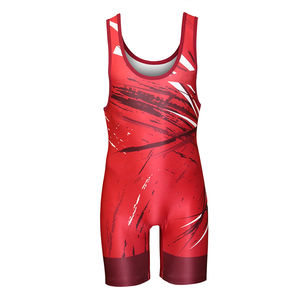 Ropa Deportiva Personalizada para Lucha Libre, Singlet Cómodo para Hombre con Diseño Sublimado - Product Image 1
