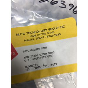 แหวนครอบ Muto MTG-26396, 26396-003 - อุปกรณ์และอะไหล่เซมิคอนดักเตอร์ระดับโลกที่เชื่อถือได้ - Product Image 4