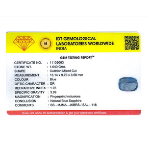 AAA Grade 5.2 Carat Natural Sky Blue Sapphire Loose Gemstone 20mm for Fine Jewelry - Product Image 4