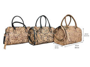 Nouveau Sac de Voyage en Cuir Façonné à la Main 2026 – Sac Polyvalent Fait Main Unisexe Grande Taille – Sac à Main Grand Format Type Speedy - Product Image 3