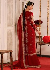 Ensemble formel 3 pièces brodé pakistanais élégant de haute qualité pour femme : chemise, dupatta et pantalon en tissu lawn brodé, prêt-à-porter - Product Image 4