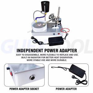 2800RPM Gemstone Grinding Faceting Machine Faceted Jewelry Polishing Machine Polisher Flat Grinder Lapidary Machine 120W - Product Image 5