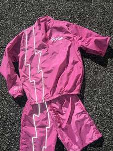 Custom Manufacturer Embroidered Men's <b>Sets</b> quarter Zip up Polyester Nylon Two Piece Windbreaker Short <b>Set</b> Men Suits Tracks - Product Image 3