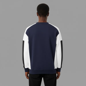 Sweat-shirt surdimensionné de haute qualité pour homme, streetwear d'hiver, 2 couleurs, logo personnalisé, sweat-shirt épais à épaules tombantes - Product Image 4