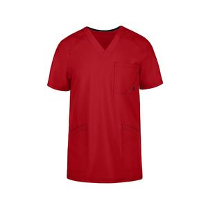 Uniforme Médico de Manga Corta para Hombre, Tela de Sarga de Poliéster/Algodón, Color y Logotipo Personalizados, Servicio OEM, Uso Hospitalario, Venta al Por Mayor - Product Image 2