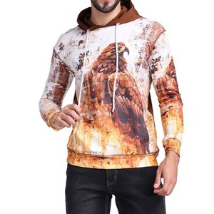 Sudadera con Capucha de Forro Polar para Hombre, 100% Algodón, Personalizada con Estampado Gráfico, para Invierno - Product Image 1