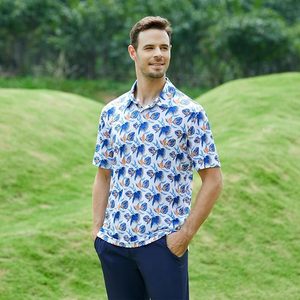 Camiseta de Golf para Hombre con Textura Marmoleada, Diseño de Piedras, Estilo Deportivo Minimalista, Cuello Deportivo, Jersey Atlético - Product Image 3