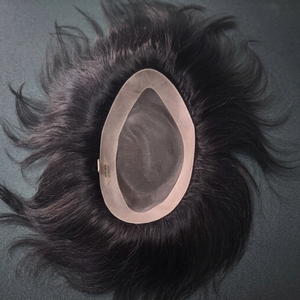 Mono Base Indian Hair Toupee Prothesis Wig <b>Body</b> <b>Wave</b> Loose <b>Wave</b> Remy Hair Taz Hair Bangladesh - Product Image 3