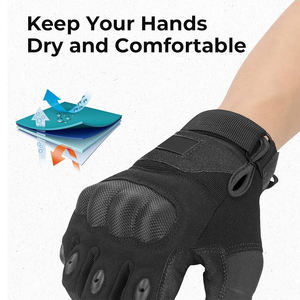 Gants de moto les plus vendus pour la course, couleur noire, gants de conduite par temps froid pour hommes adultes - Product Image 4