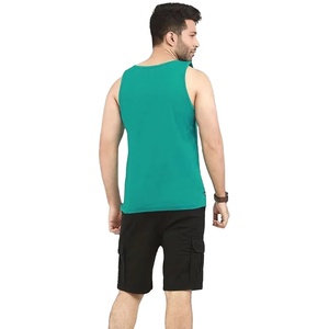 Débardeur de sport pour homme, été, uni, col rond, respirant, en polyester tricoté, pour la gym et la course à pied, dernier design, prix abordable - Product Image 2