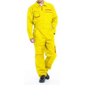 Combinaison de travail en coton durable pour hommes et femmes - Couleur et logo personnalisés - Fusion sans couture pour le soudage, la réparation automobile, les mécaniciens - Product Image 5