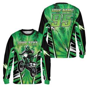 Camiseta Personalizada de Motocross para Jóvenes y Adultos, Manga Larga, Nombre y Número del Piloto Personalizados, Jersey de Carreras 3D para Motocross, MX, ATV, Enduro, OEM - Product Image 5