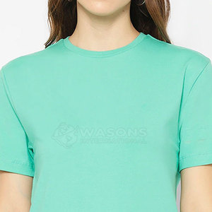 Camiseta de Verano de Manga Corta para Mujer, Ligera, Color Personalizado, Venta Caliente - Product Image 3