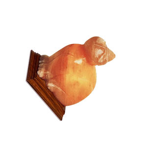 โคมไฟเกลือหิมาลัยรูปสัตว์แกะสลักด้วยมือ คุณภาพสูง ตกแต่งบ้าน สีชมพู รับทำโลโก้ตามสั่ง ขนาดตามสั่ง - Product Image 2