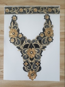 Motifs de broderie exquis pour encolures, patchs, designs personnalisés, tailles variées, tissu non-tissé, vente en gros, dentelle Honey, textiles de maison pour - Product Image 6