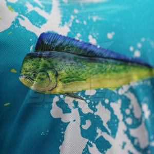 Camisa de Pesca para Hombre, de Secado Rápido, Tejido Transpirable, Manga Larga, Protección UPF 50, Diseño Estampado, Personalizable al por Mayor - Product Image 4