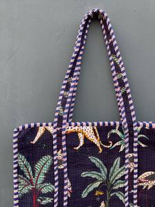 Bolsos de Mano de Algodón Grandes y Modernos Personalizados para Mujer, Bolsos de Compras de Verano y Primavera para la Playa, con Cierre de Cremallera, Bolso de Hombro - Product Image 5