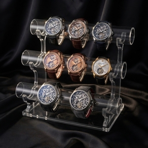Exhibidor de Relojes Transparente de Acrílico, Portátil y Ligero, Soporte para Relojes y Joyas, Organizador de Mostrador - Product Image 1