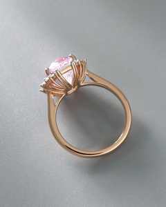 Bague personnalisable pour femme en argent 925 plaqué or 14K, style Hip Hop Rapper, avec Moissanite taille baguette VVS1, pour mariage, cadeau - Product Image 2