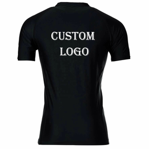 Nouveaux rashguards de compression personnalisés en polyester/nylon pour la natation - Product Image 5
