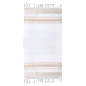 Toalla de Playa Turca Moderna de Algodón a Rayas con Reverso de Felpa de Secado Rápido y Borlas para Playa, Viajes, Hogar, Todas las Estaciones - Product Image 3