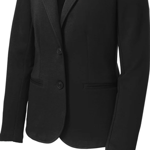 Blazer Bordado de la Hermandad Zeta Black para Mujer, Blazer Unisex de Algodón Twill Premium con un Solo Botón, Ropa Formal Griega - Product Image 4