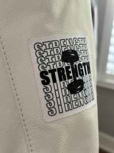 Personalized Embroidered Vintage <b>Patchwork</b> Winter Waterproof Wool Body Leather Sleeves Letterman Varsity <b>Jacket</b> - Product Image 5