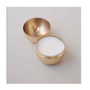 Hot Selling <b>Gold</b> <b>Candle</b> Jar Available Round <b>Candle</b> Jar <b>Candle</b> Making Jar Decorative <b>Candle</b> Jar With Lid in Wholesale Price - Product Image 3