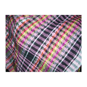 Écharpe Keffiyeh Shemagh en coton de qualité supérieure, tricotée à la main, pour hommes, motif carré traditionnel Arafat, à carreaux religieux - Product Image 4