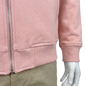 Sweat-shirt à capuche rose pour homme, 100% coton molletonné, manches raglan, coupe classique, couleur unie, vêtement décontracté pour l'automne - Product Image 4