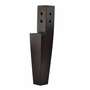 Patas de Muebles Cuadradas Cónicas de Madera Maciza Natural - Repuesto Moderno para Sofá, Silla, Otomana y Gabinete de Sala de Estar Exterior - Product Image 1
