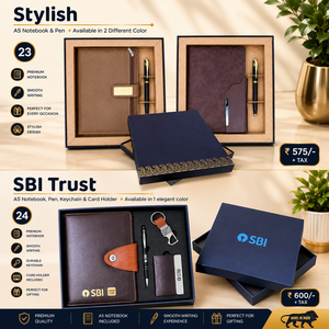 Set de Regalo de Cuaderno A5 con Logotipo Personalizado, Bolígrafo, Tarjetero y Llavero - Promocional Empresarial de Cuero PU y Metal con Impresión UV - Product Image 3