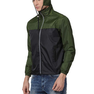 Coupe-vent softshell imprimé sur mesure pour hommes, manches régulières, coupe-vent imperméable à l'épreuve des couleurs, veste d'hiver en nylon imperméable pour la rue principale - Product Image 2