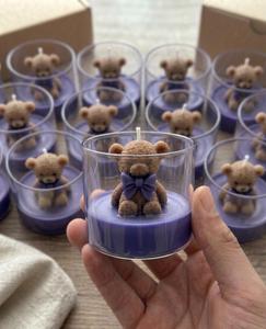 Modern Design Giftable Cute <b>Candle</b> Souvenir Collectible Handmade <b>Candle</b> Adorable Teddy <b>Candle</b> Available at Wholesale Rate - Product Image 1