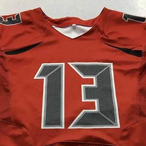 Camiseta de Fútbol Americano Universitaria Sublimada de Manga Corta, Talla Grande, con Impresión de Número y Logotipo del Nombre del Equipo Personalizado, de Secado Rápido - Product Image 2