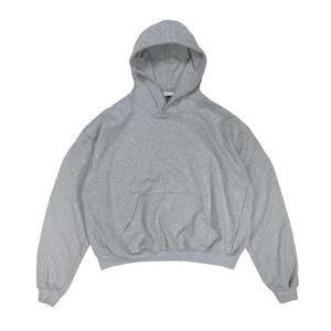 เสื้อมีฮู้ดผ้าฝ้าย100% สำหรับผู้ชายเสื้อสวมหัวโอเวอร์ไซส์พิมพ์ลายโลโก้ออกแบบได้ตามต้องการ - Product Image 4