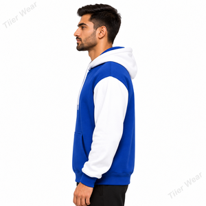 Herren Schwergewichts-Pullover-Hoodie 470 GSM Baumwollfleece Dick Winter Casual Streetwear Sweatshirt Maßgeschneidert OEM Private Label Fabrik - Product Image 3