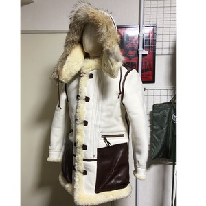 Made to measure RAF B7 Bomber Black Aviator Men's Winter Genuine <b>leather</b> <b>coat</b> Shearling <b>Leather</b> trench duffle <b>coat</b> <b>with</b> <b>fur</b> - Product Image 4