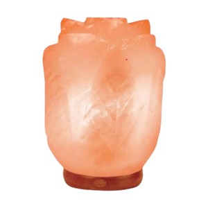 Himalayan <b>Light</b> Pink Organic Crystal Salt Lamp Handmade Feng Shui Real Touch <b>Cube</b>-Shaped Holiday & Wedding Gift Sian Enterprises - Product Image 2