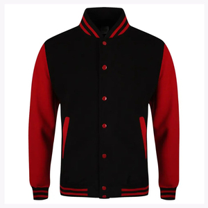 Custom Embroidery Canvas Varsity Jacket <b>Men</b> Long Sleeves Premium Quality Reversible Waterproof Breathable Winter Wear Front - Product Image 1