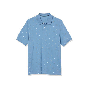 เสื้อโปโลแขนสั้นระบายอากาศได้ดีลายโลโก้สีพื้นสำหรับผู้ชายเทรนด์แฟชั่นใหม่เครื่องแบบทางการ - Product Image 1